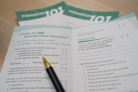 SPANISH -- Finance 101 Survey Cards (Pack of 50)