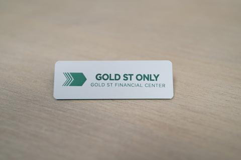 WSB Nametag - GOLD St Only