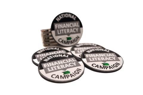 Financial Literacy Campaign Magnetic Pins (Pack of 5)