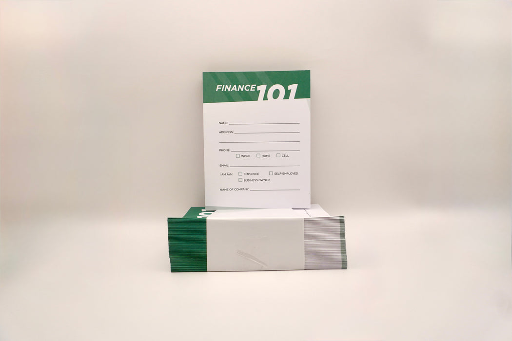 Finance 101 Survey Card 2nd Edition (50 Pack)