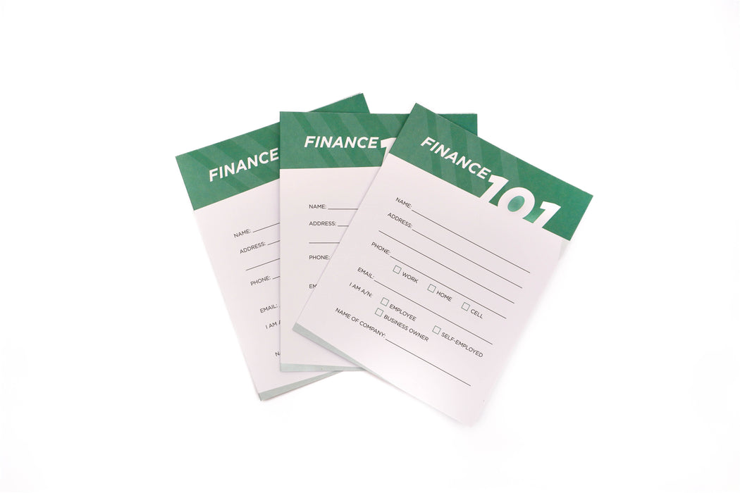 Finance 101 Survey Card 2nd Edition (50 Pack)