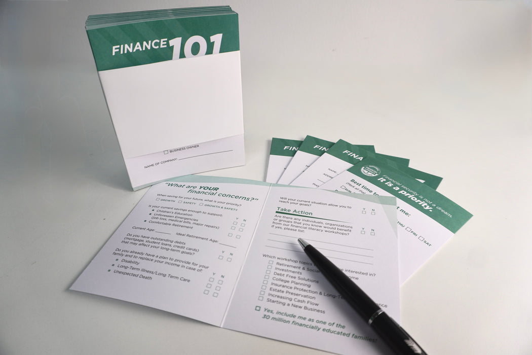 Finance 101 Survey Card 2nd Edition (50 Pack)