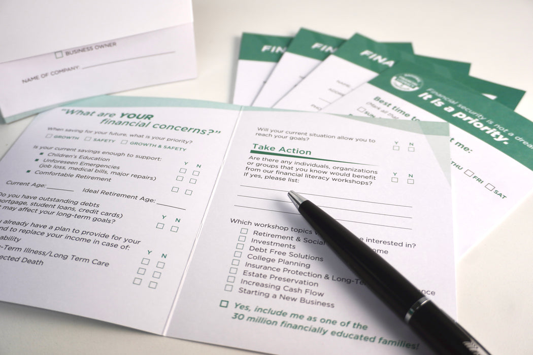 Finance 101 Survey Card 2nd Edition (50 Pack)