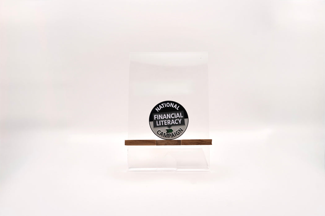 Financial Metal Campaign Pin