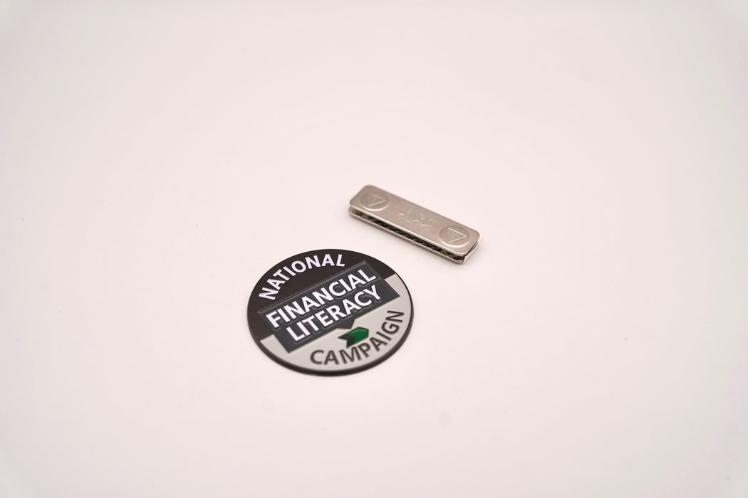 Financial Metal Campaign Pin