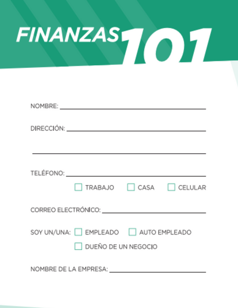 SPANISH --  Finance 101 Survey Cards (Pack of 50)