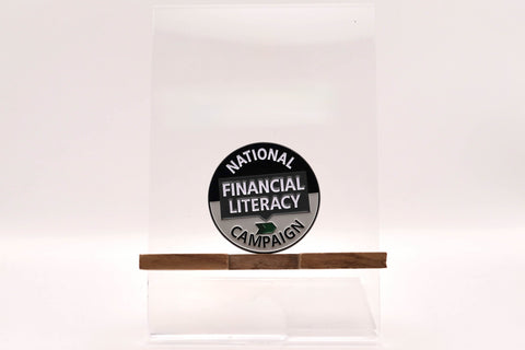 Financial Metal Campaign Pin