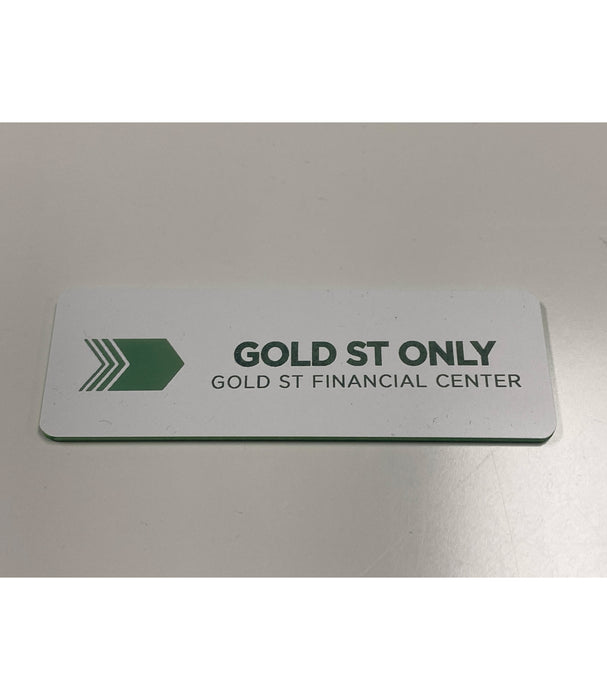 WSB Nametag - GOLD St Only