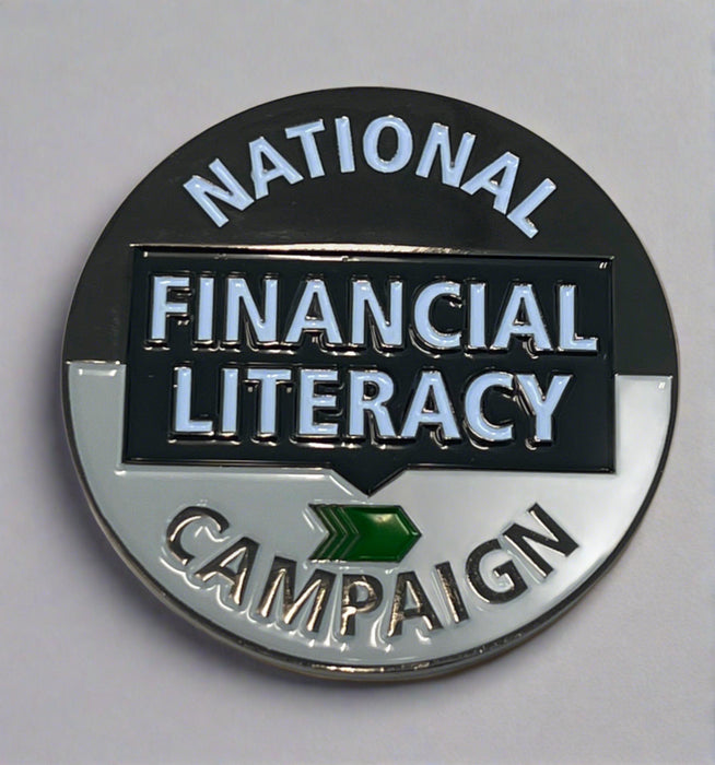 Financial Metal Campaign Pin