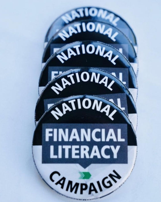 Financial Literacy Campaign Magnetic Pins (5 Pack)