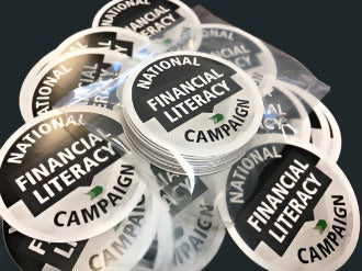 Financial Literacy Campaign Sticker (50 Pack)